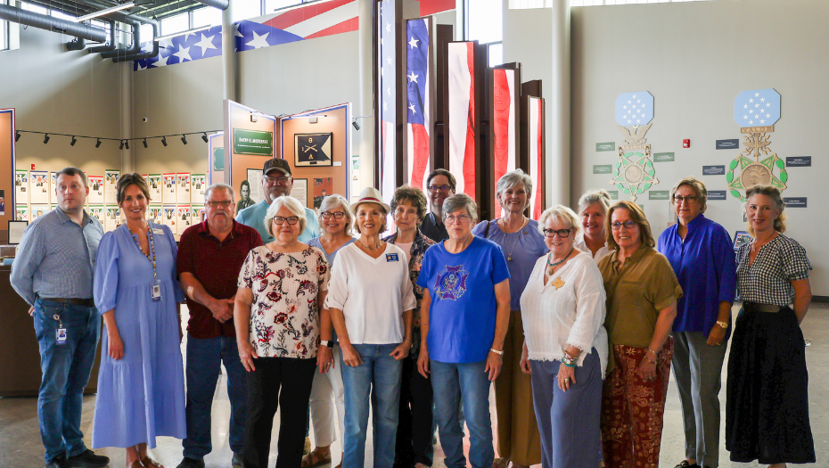 Muenster VFW Auxiliary group visits MOHHCP Museum